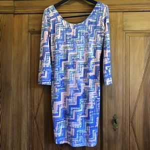 Tori Richard Rainbow Bright Jacqueline dress sz. S